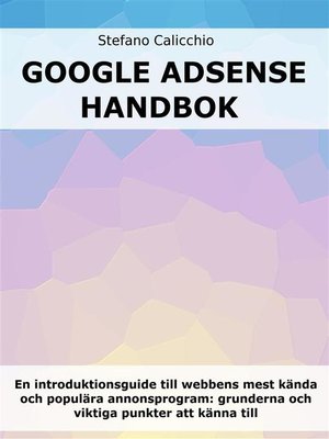 cover image of Google adsense handbok